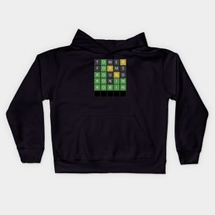 The Word Game - Wordle Kids Hoodie